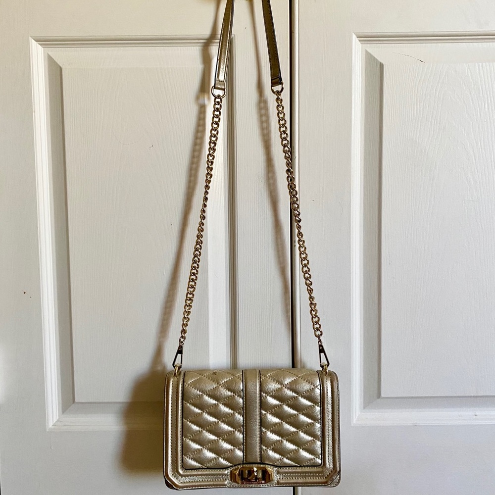 Rebecca Minkoff Love bag gold
